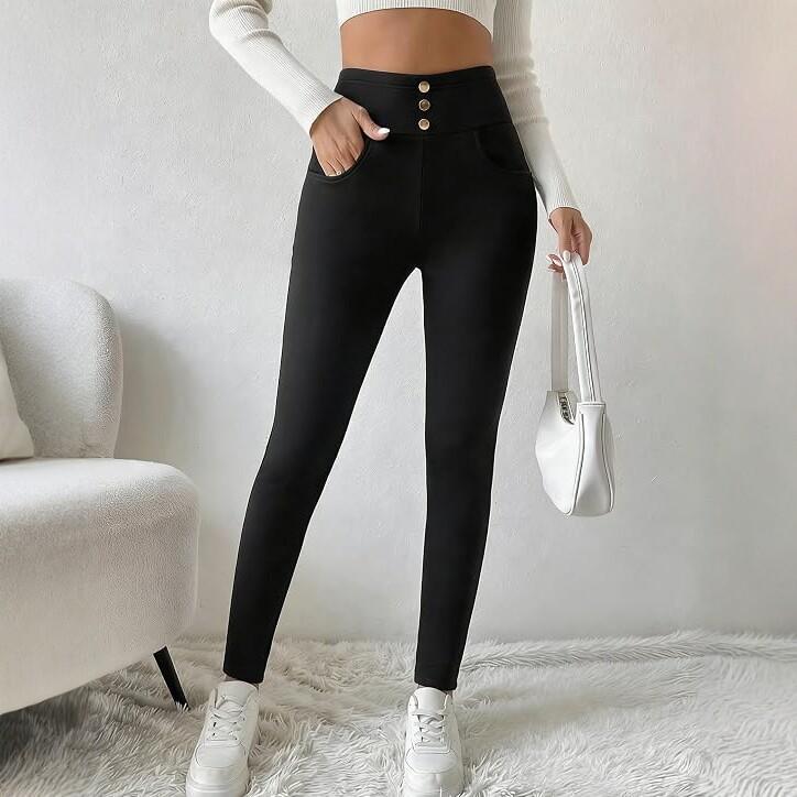 Womens High Waisted Stretch Bell Bottom Jeans All Match Trousers