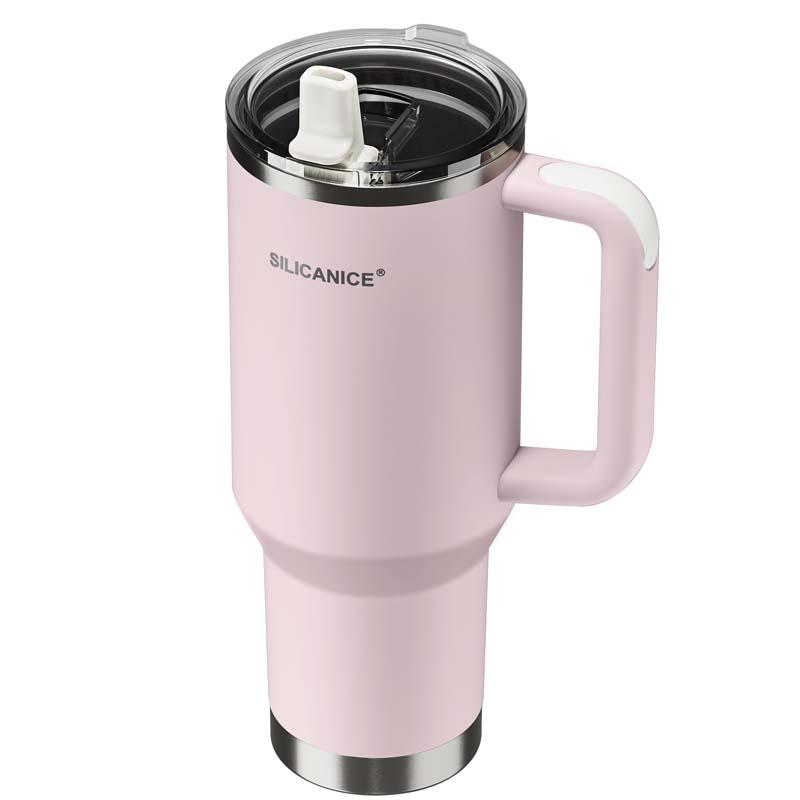 40oz Hygienic Tumbler, Leakproof Lid Prevents Mold, Removable Foldable Spout, Reinforced Base Fit…
