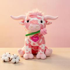 45cm Sugao Cow Plush Toy Soft Fluffy Decompression Cure Doll Cute Shape