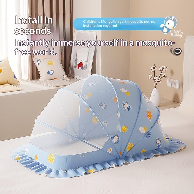 Baby And Infant Anti-mosquito Net Foldable Sunshade Installed Mosquito Nets