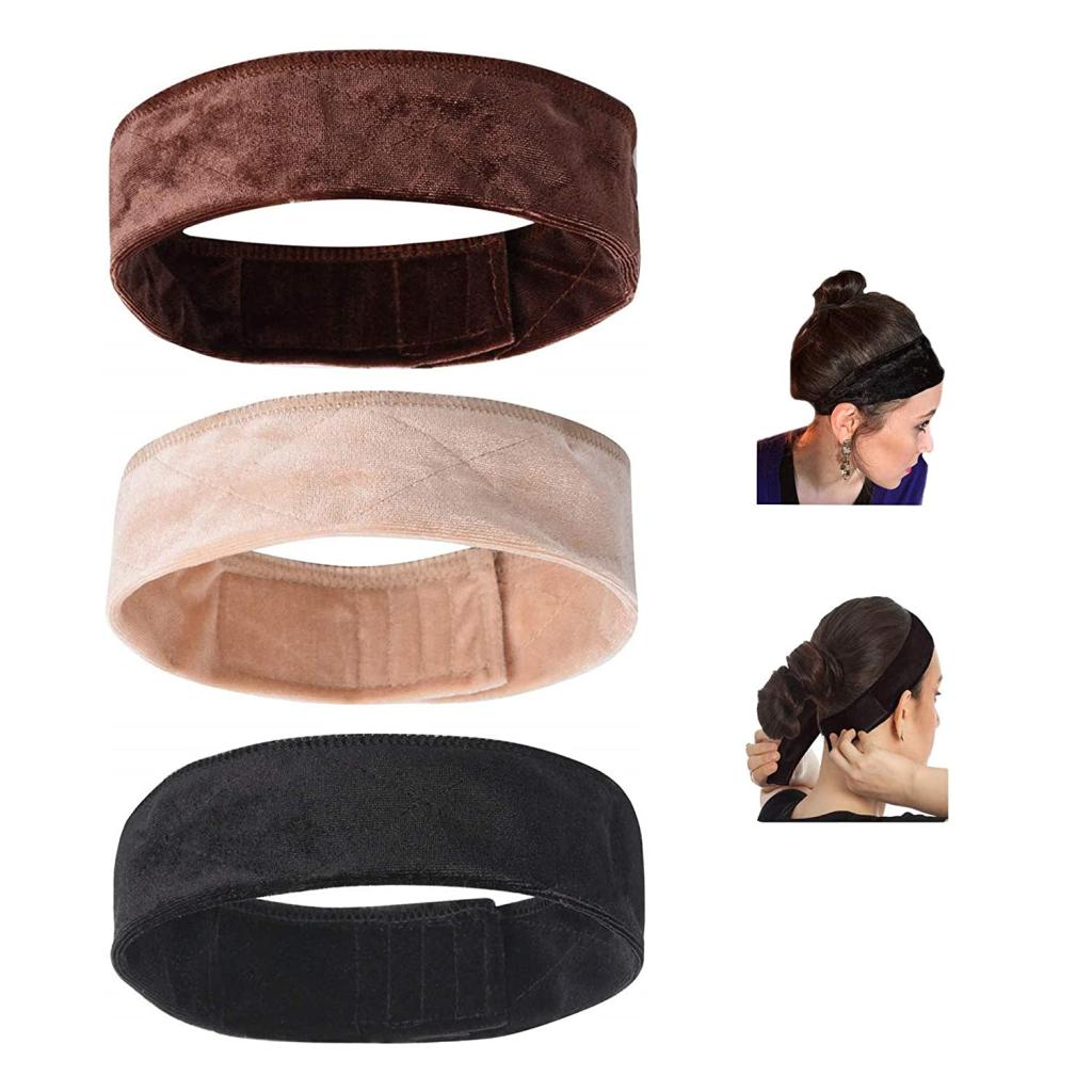 Hairband With Velvet Headband And Velcro Fastener