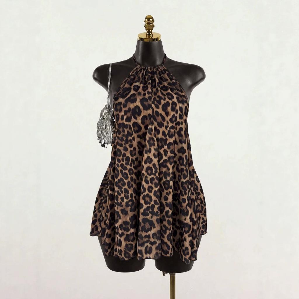 Womens Sleeveless Vintage-Print Resort Top