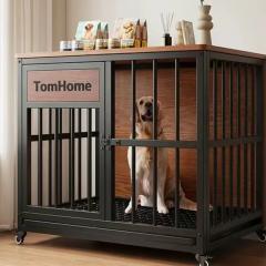 一体型強化犬用クレートとヴィラスタイル犬小屋