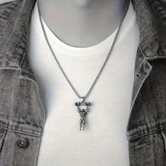 Hip-Hop Mens Titanium Steel Necklace