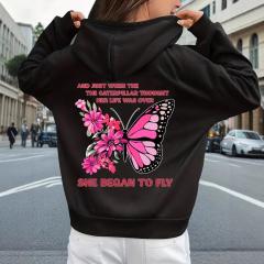 Stylish Womens Warm Hooded Sweatshirt For Spring And Autumn