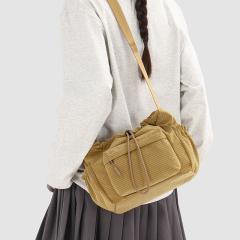 Large-Capacity Canvas Womens Crossbody Bag