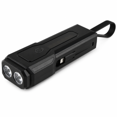 Rechargeable Z828 Black Portable Bicycle Flashlight Power Bank Outdoor Emergency Light LED Torch