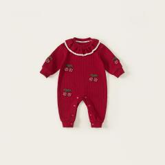 Sweet Ruffled Romper For Baby Girls