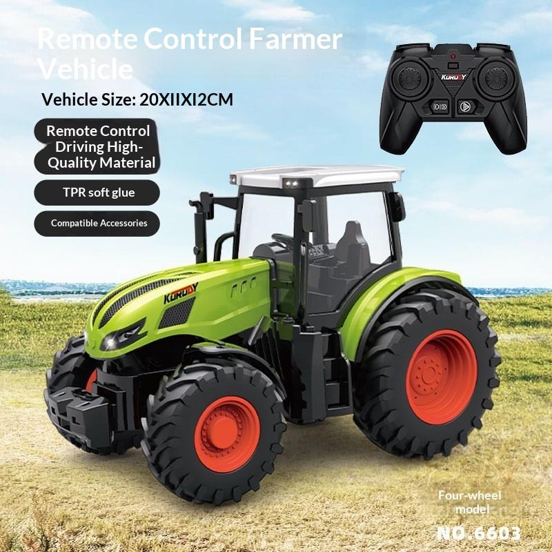 Farmer Engineering Vehicle Electric Remote-Control Toy