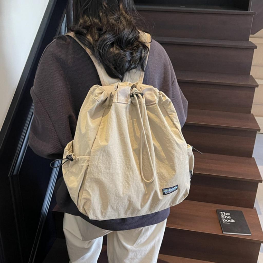 Solid Color Minimalism Lightweight Outdoor Travel Backpack
