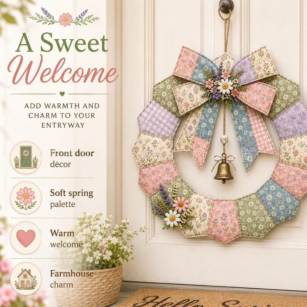 Seasonal Patchwork Wreath Kit DIY