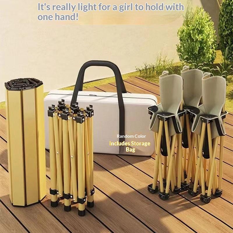 Portable Outdoor Table And Chair Set For Picnics Camping And Hikingeasy To Fold