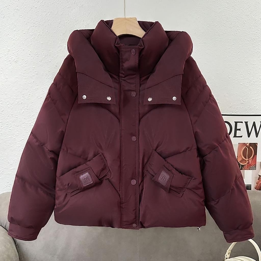 Thickened Loose-fitting Warm Hooded Cotton-padded Coat