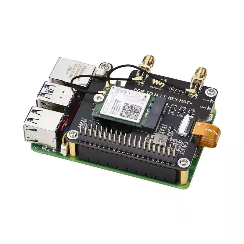 Raspberry Pi 5 Dedicated PCIe To M2 E-Key Adapter Wireless Network Card Expansion Board