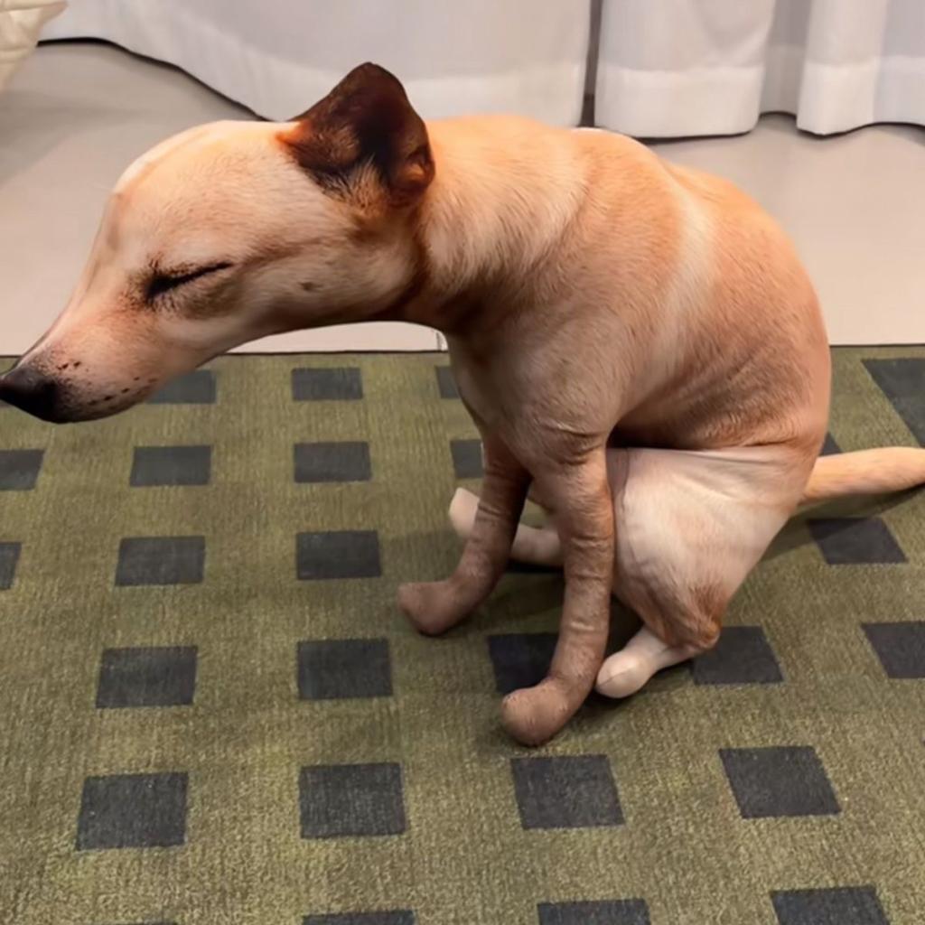 Decorative Doll Plush Toy Abstract Dog