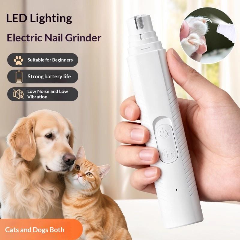 Electric Nail Grinder With Silent Operation And Lighted Nail Clipper