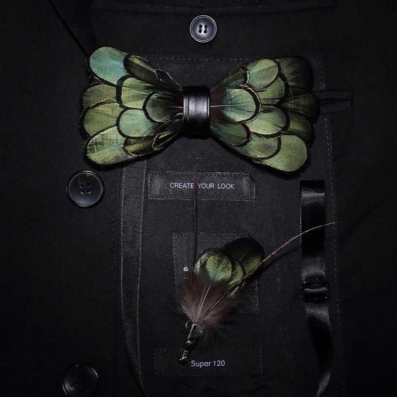 West Qi High-end, Purely Handmade Feather Wedding Collar