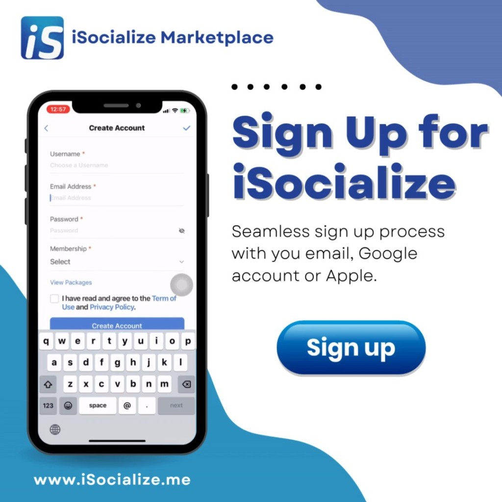 iSocialize is the easist app to get start with selling online and locally.
